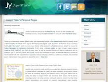 Tablet Screenshot of joeyoder.com